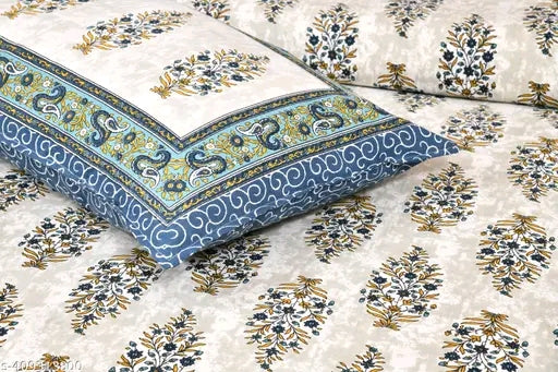 Blue Royal Double Size Bedsheet