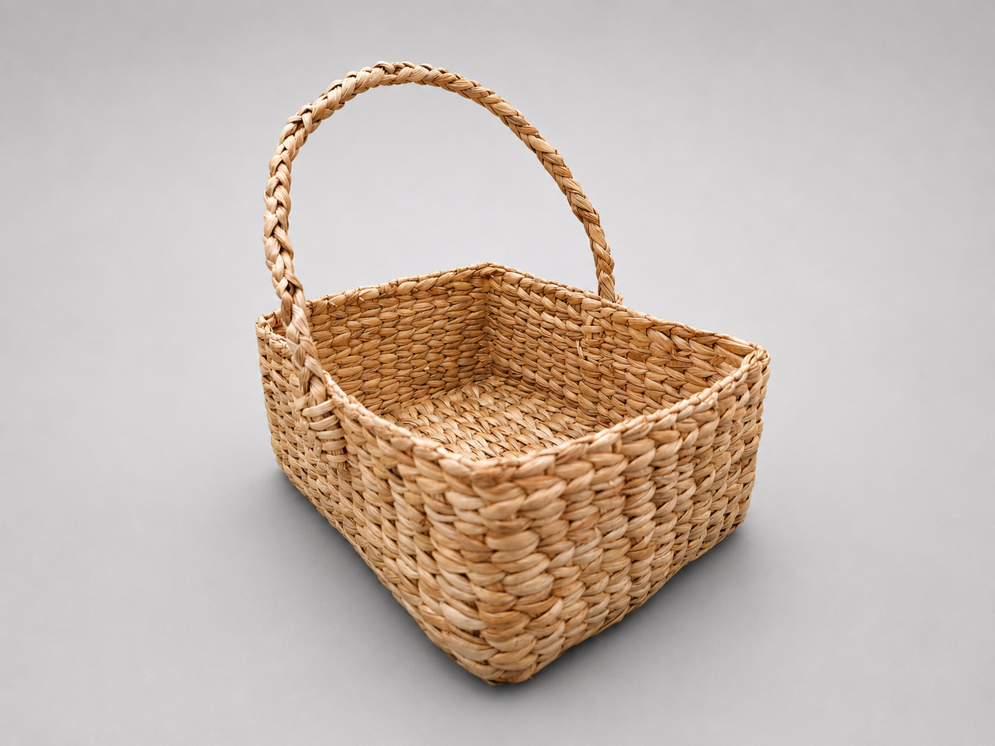 LEIXI Handmade Kauna Grass Fruit Basket with Handle