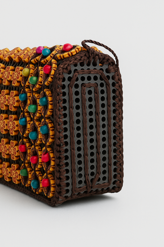 Black Rangoli Clutches