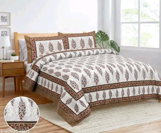 Blue Royal Double Size Bedsheet