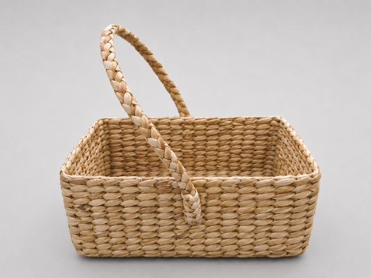 LEIXI Handmade Kauna Grass Fruit Basket with Handle