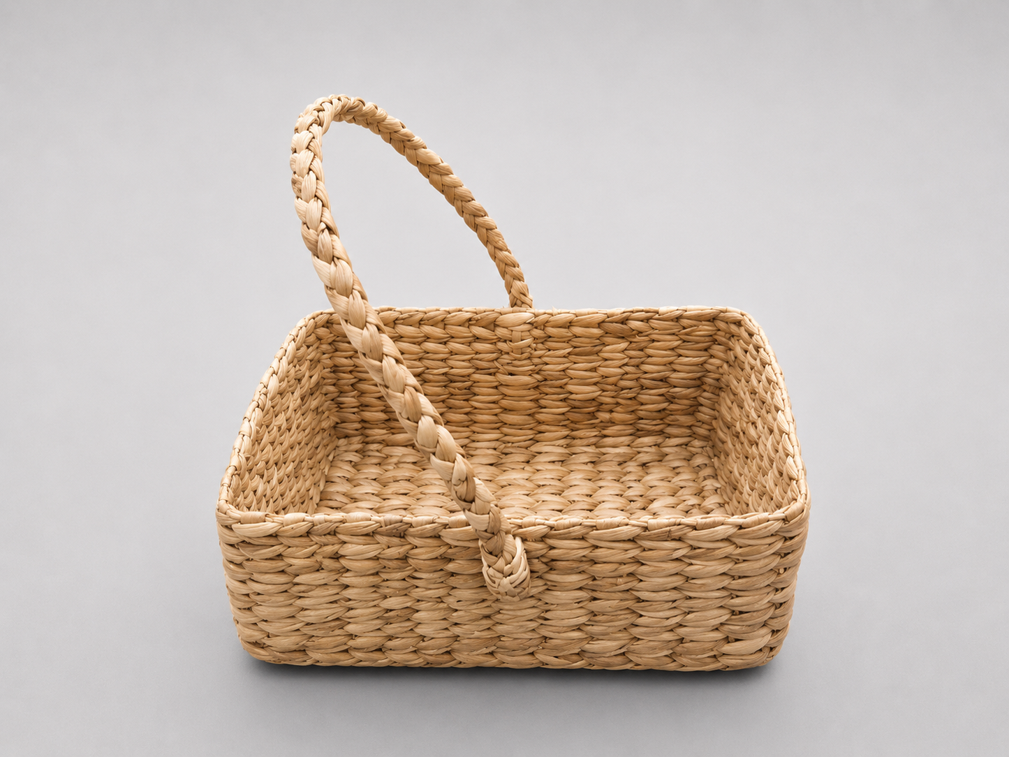 LEIXI Handmade Kauna Grass Fruit Basket with Handle