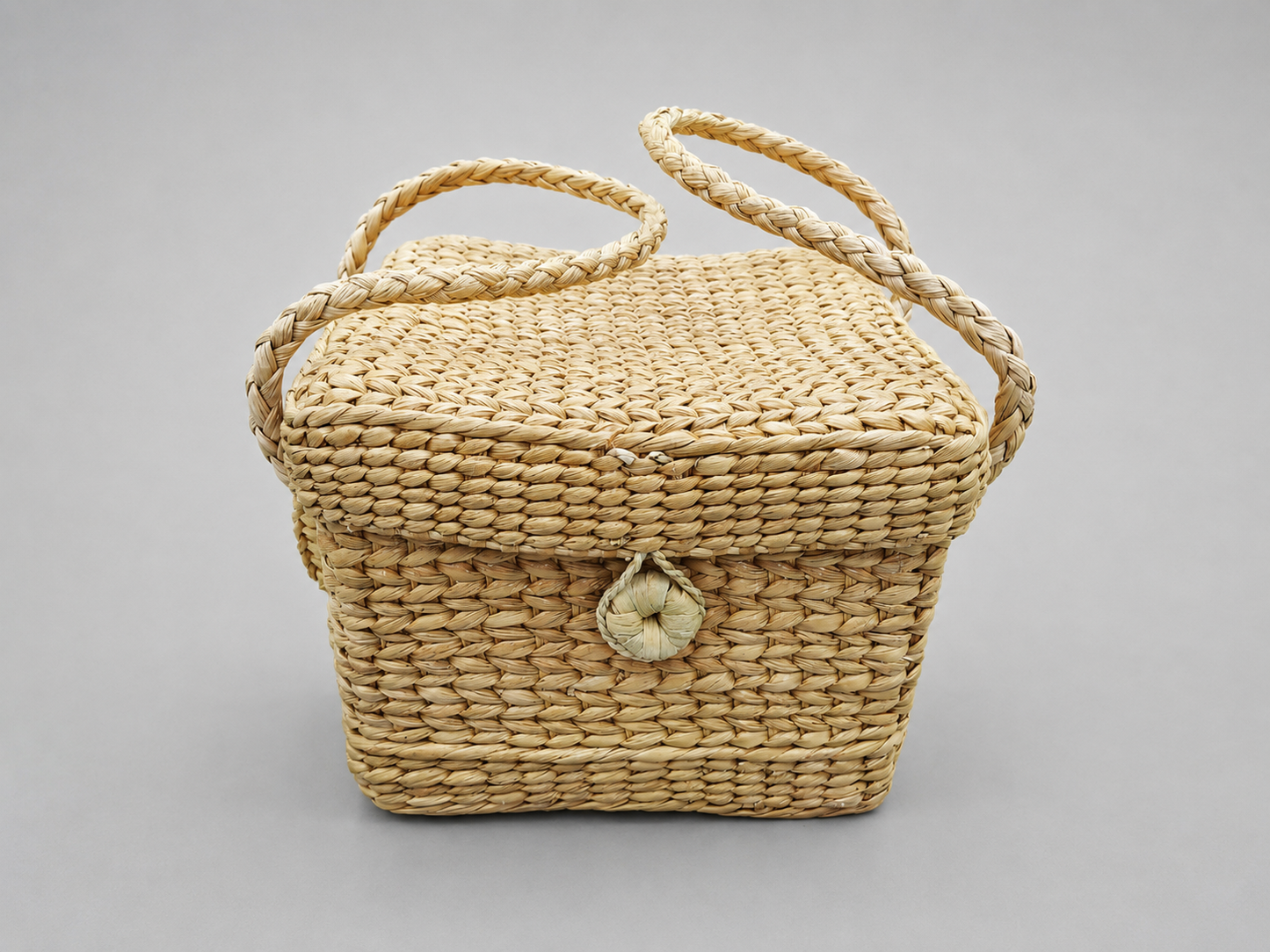 LEIXI Handmade Kauna Grass Picnic Basket