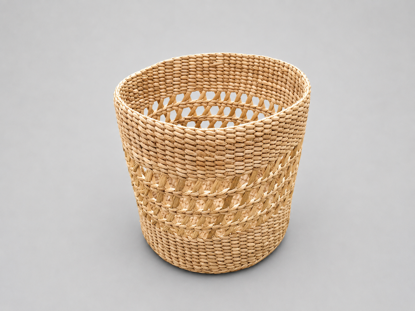 LEIXI Handmade Kauna Grass Planter Basket – Cross Weave Design