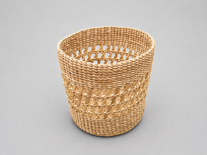 LEIXI Handmade Kauna Grass Planter Basket – Cross Weave Design