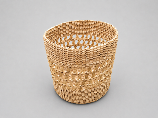 LEIXI Handmade Kauna Grass Planter Basket – Cross Weave Design